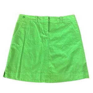 Lilly Pulitzer Green Women's Skirt With Pockets Cotton Size 6